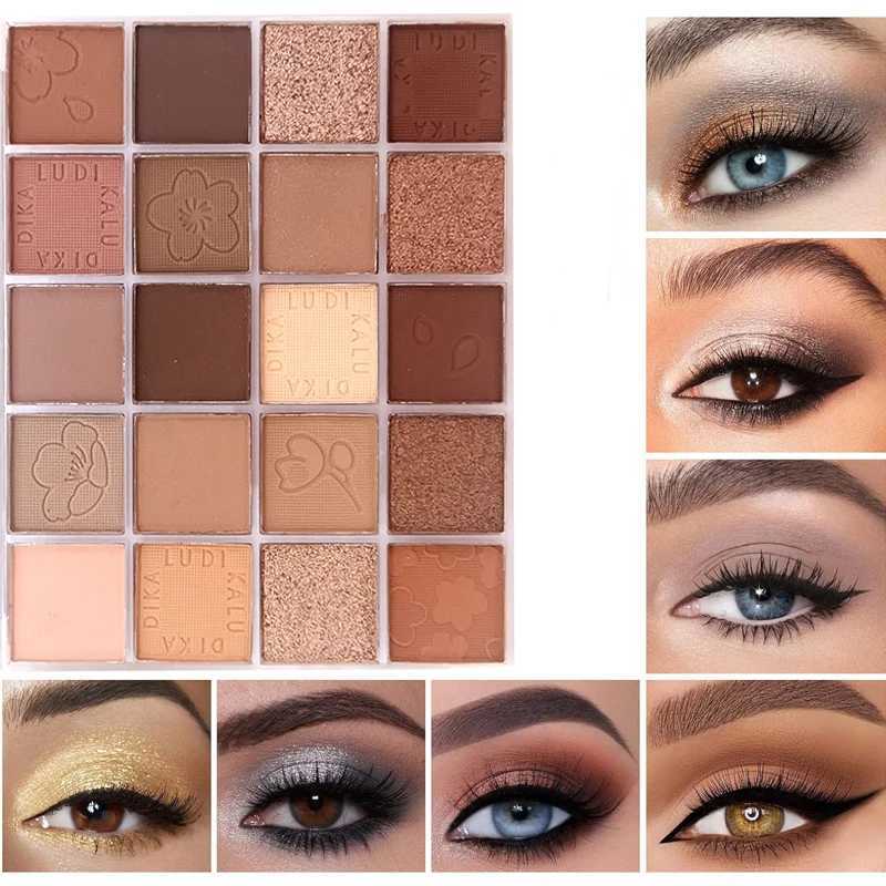 20 color eye shadow palette durable waterproof daily party easy to use Korean makeup products new beauty eye shadow trayW240730