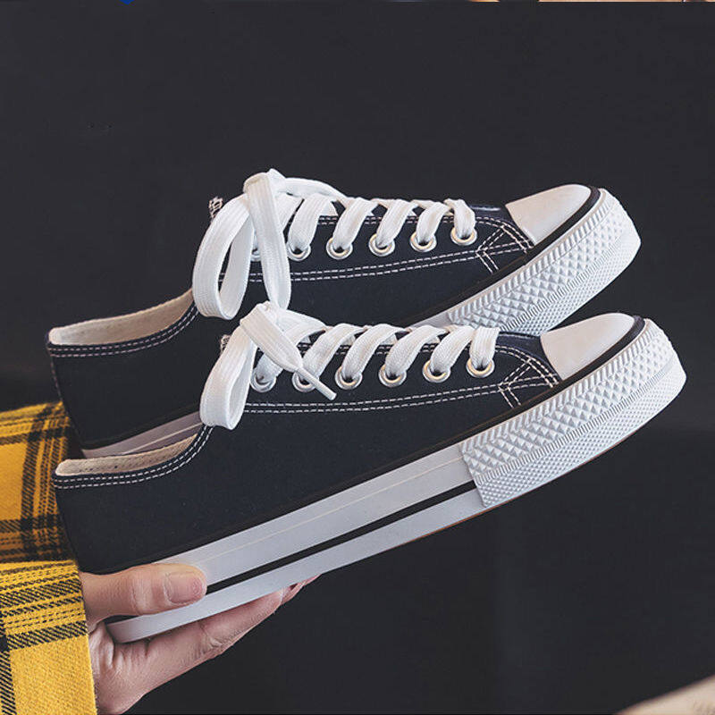 CCA-Limited Time Offer-Canvas 2024 Little White Korean Edition Versatile Student INS Board Shoes