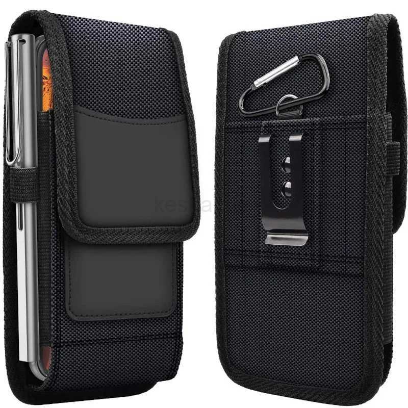 Mobile Phone Waist Bag Men Women Small Nylon Cell Phone Holster Storage Waist Fanny Pack Purse with Belt Loop Bum Bag 4 SizeXJ240720