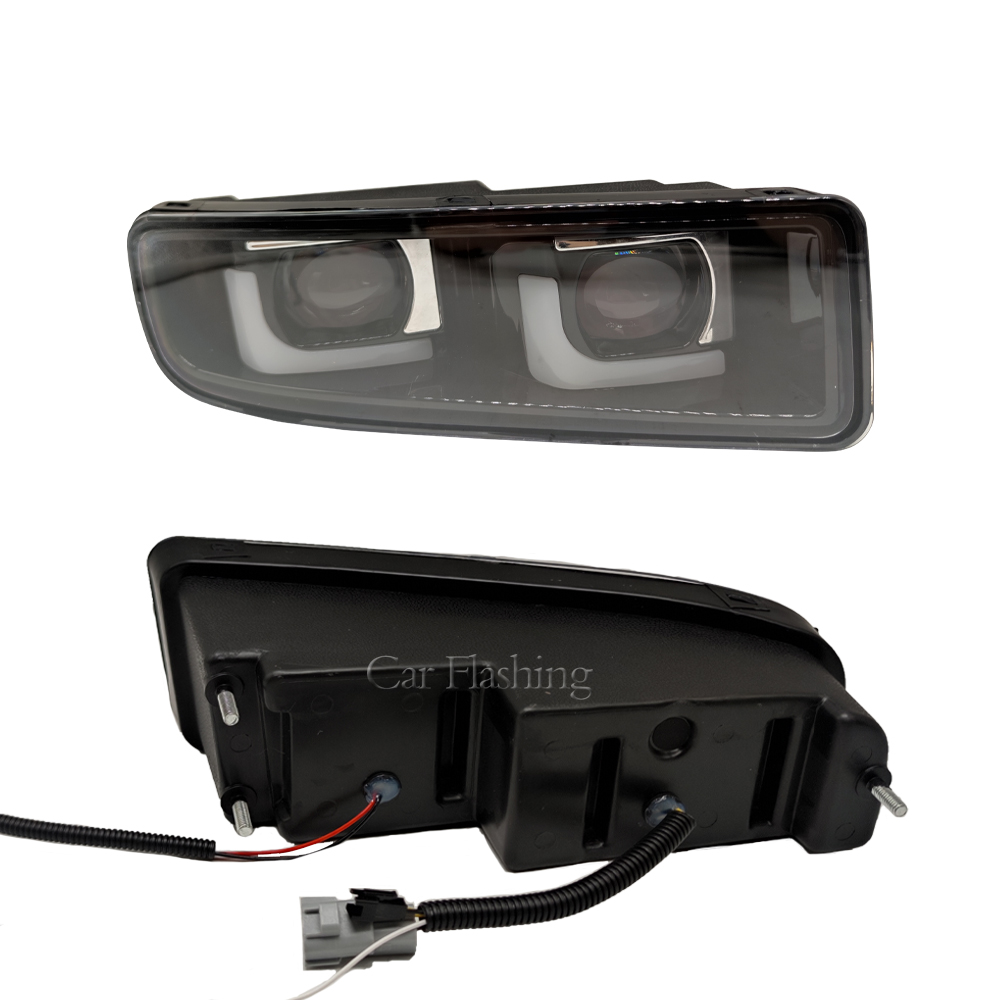 Car DRL For Lexus LX470 1998-2007 LED Turn Signal Daytime Running Light Daylight Front Bumper Fog Light Assembly Fog Lamp