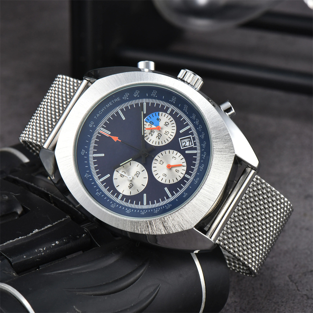 New Arrival 2026 Sport Style Watches for Men Luxury Quartz Wristwatch Daily Waterproof Automatic Date Chronograph High Quality Male Clocks