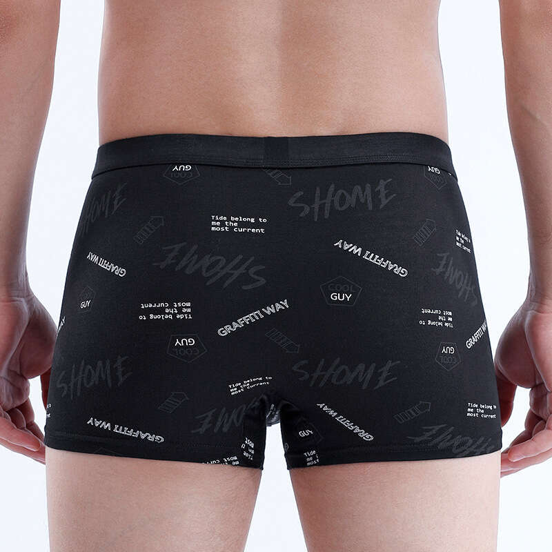 New Printed Flat Men's 3D Four Corner Underwear Mens Boxers Boxers for Men Boxeur Men Boxers Underwear Men Men Underwear Designer Designer Underw