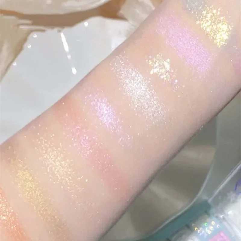 9-color glitter snowflake eye shadow palette pearl matte charming eye makeup shimmer eye shadow tray girls cosmeticsW240730