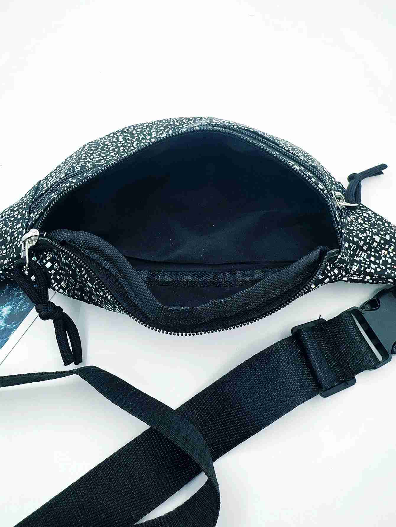 Sparkly Holographic Fanny Pack Belt Bag for Women I Travel CrossBody Fanny Packs for Women Fashion Waist Pack Bum BagXJ240720