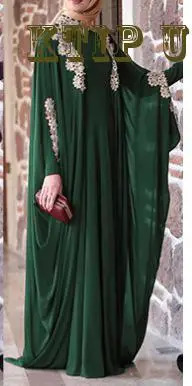 Turkey Muslim Abaya Women Dress Set Chiffon Splicing Bat Sleeve Oversized Gown Dresse Dubai Vestidos Largos Djelaba Femme Jilbab 240712