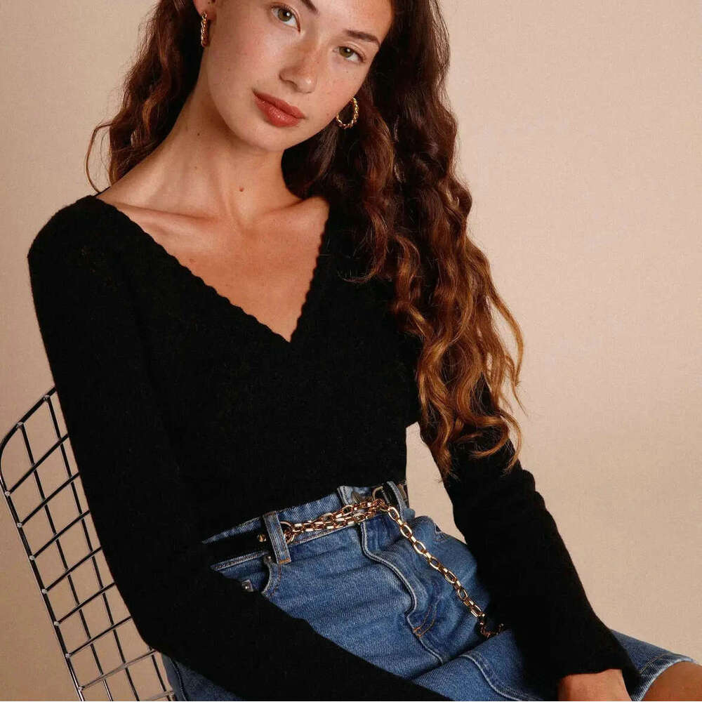 New Merchandise Best Saller Fashion Hip Hop Slim Crop Top Casual Sports Fitness Turtleneck Collar Blouse Slim-fit Stripe Women's T Shirt Clothes