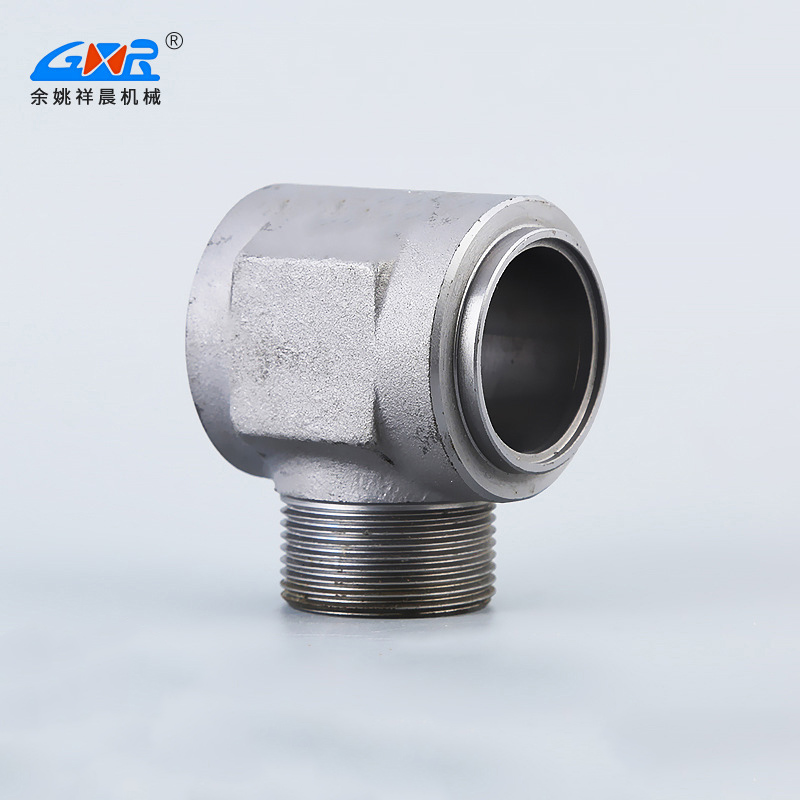 Stainless steel T-shaped joint transition threaded joint manufacturer supplies hydraulic transition joint