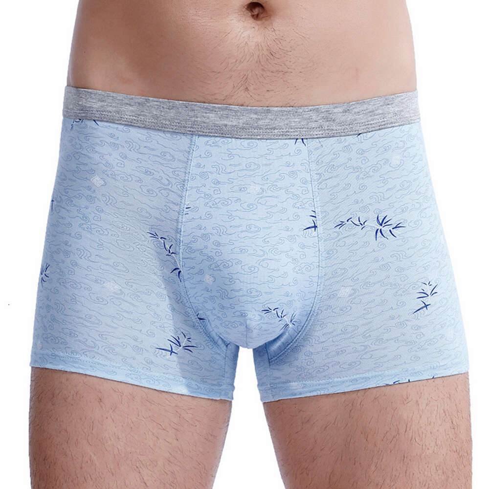 Printed Flat Underwear, Pure Cotton Men's Printed Square Underwear Calecon Boxers for Men Designer Boxers Designer Underwear Men Underwear Pantie