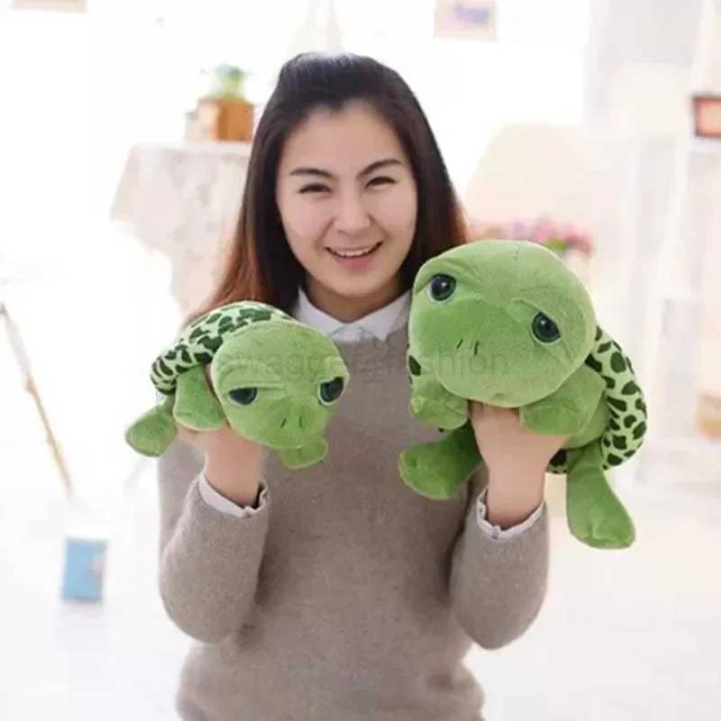 New Arrived Cartoon Big Eyes Green Turtle Plush Toy Tortoise Wedding Dolls Child Gift Cushion Birthday Pillow Big SizeB270720