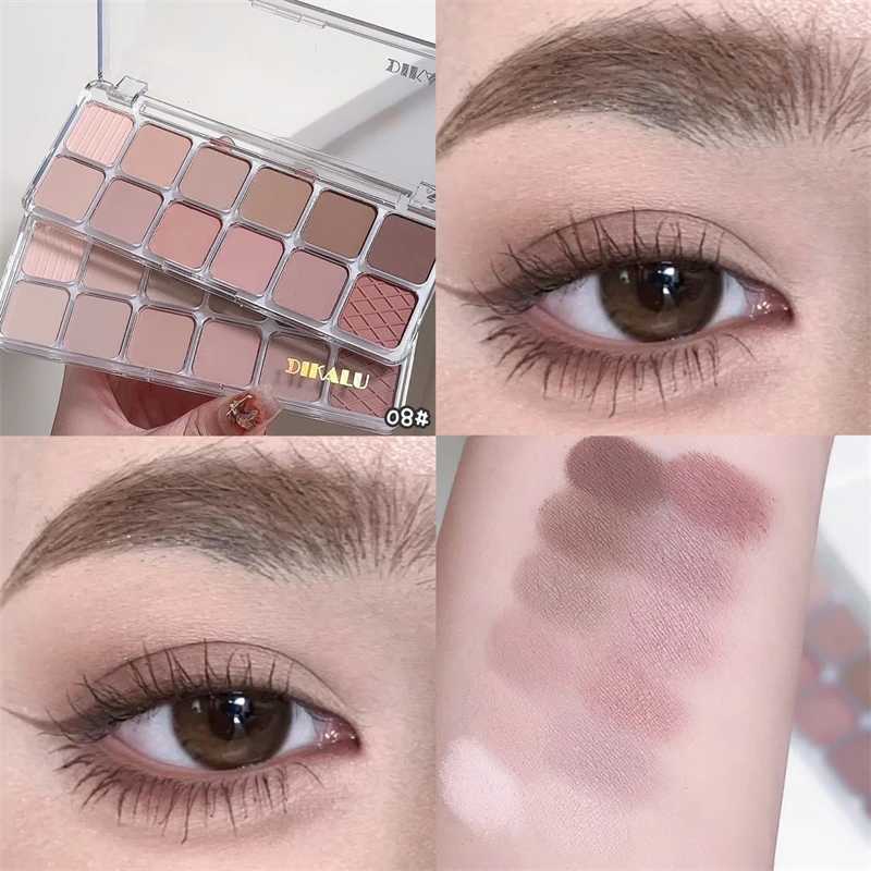 Fashion Women Charm Makeup Matte Pearly Glitter Finish Eye Shadow Palette Long Lasting Daily Use Eye Pigments Pallete 2024 zxx240720