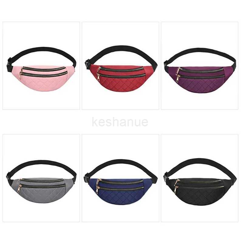 Outdoor Waterproof Sports Bag Women Pack Running Jogging Waist Bag Mobile Phone Zipper Fanny Pack Travel Chest BagXJ240720
