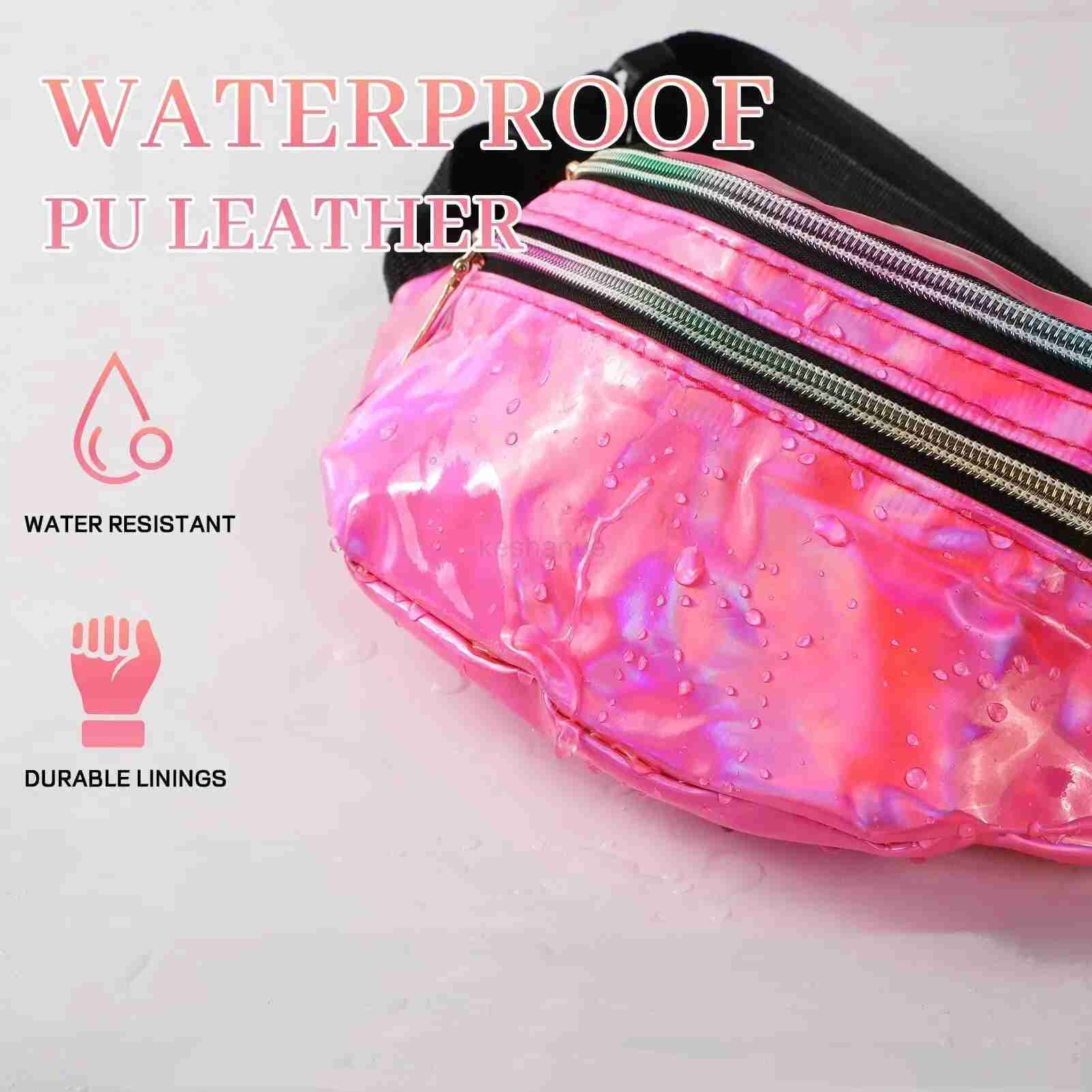 Waist Bag Laser Belt Bag Holographic Fanny Pack Designer Cute Waist Packs Bum Bag Party Travel Fashion Girls Shoulder GlitterXJ240720