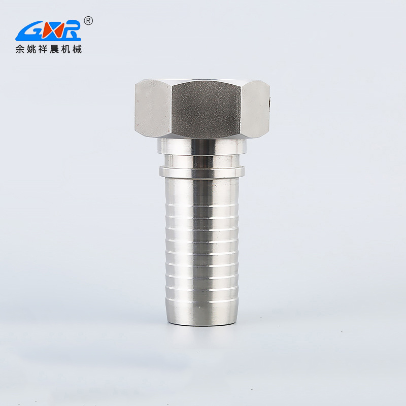 Welded hose connectors manufacturer supplies stainless steel fittings metric internal thread direct elbows
