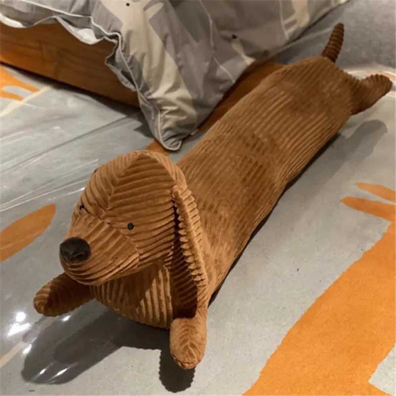 Large Sausage Dog Body Pillow Long Dachshund Cushion Cute Stuffed Animal Dog Decorative Throw Pillow Sleeping Back Cushion GiftB270720