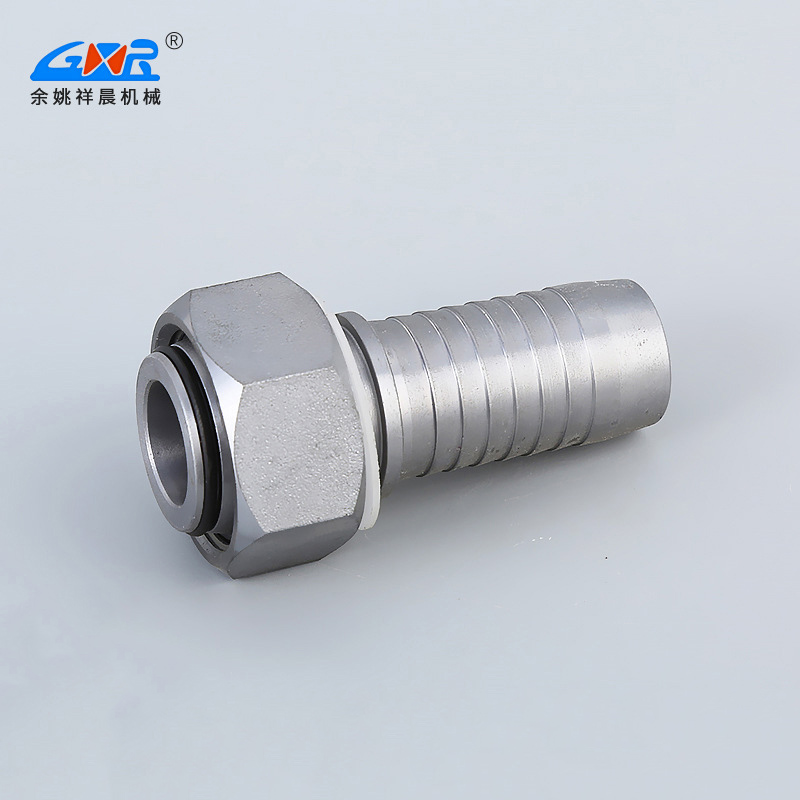 Metric internal thread direct joint stainless steel hose joint welded straight through stainless steel joint