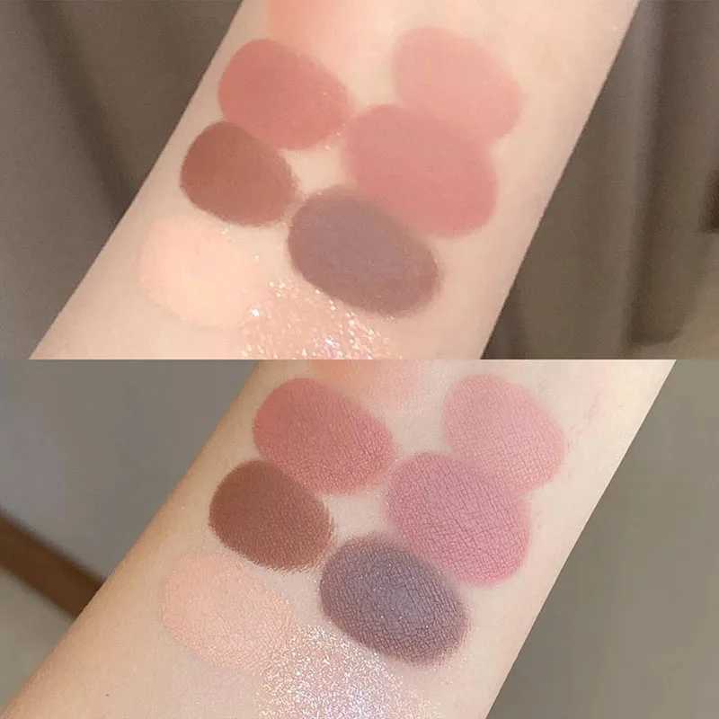 DIKALU Paris Garden Eyeshadow Tray Milk Tea Earth Color Optimized Nine Color Petal Pearl Matte Eyeshadow zxx240720