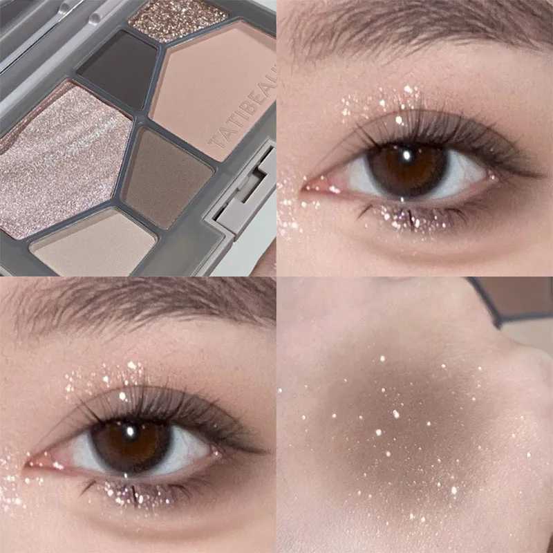 TATIBEAUTY Plain Matte Six Color Eyeshadow Plate Matte Bright Ground Color Original Plate Blush Highlight Contouring Body Plate zxx240720