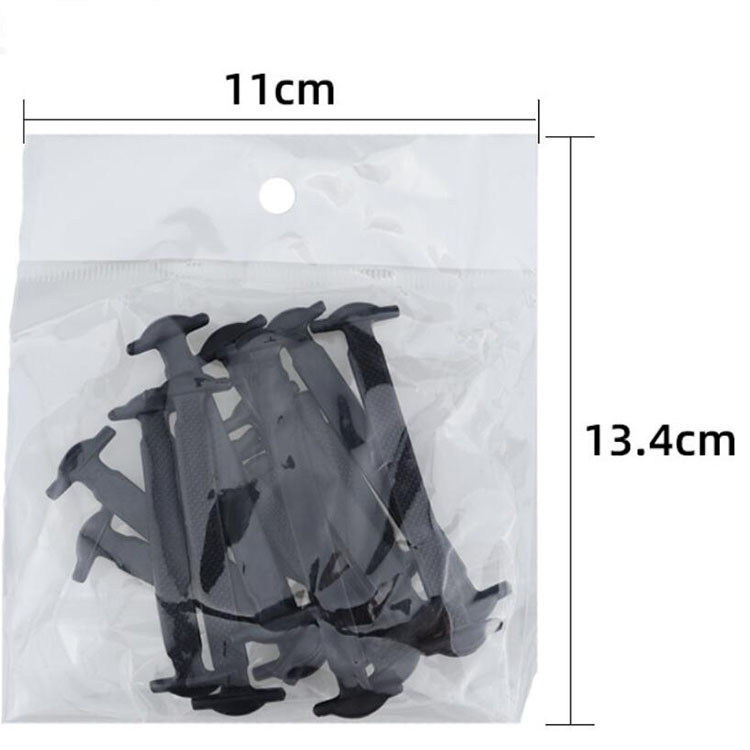 16 pcs/bag adult No Tie shoelace silicone elastic no tie shoe lace portable lazy shoelace