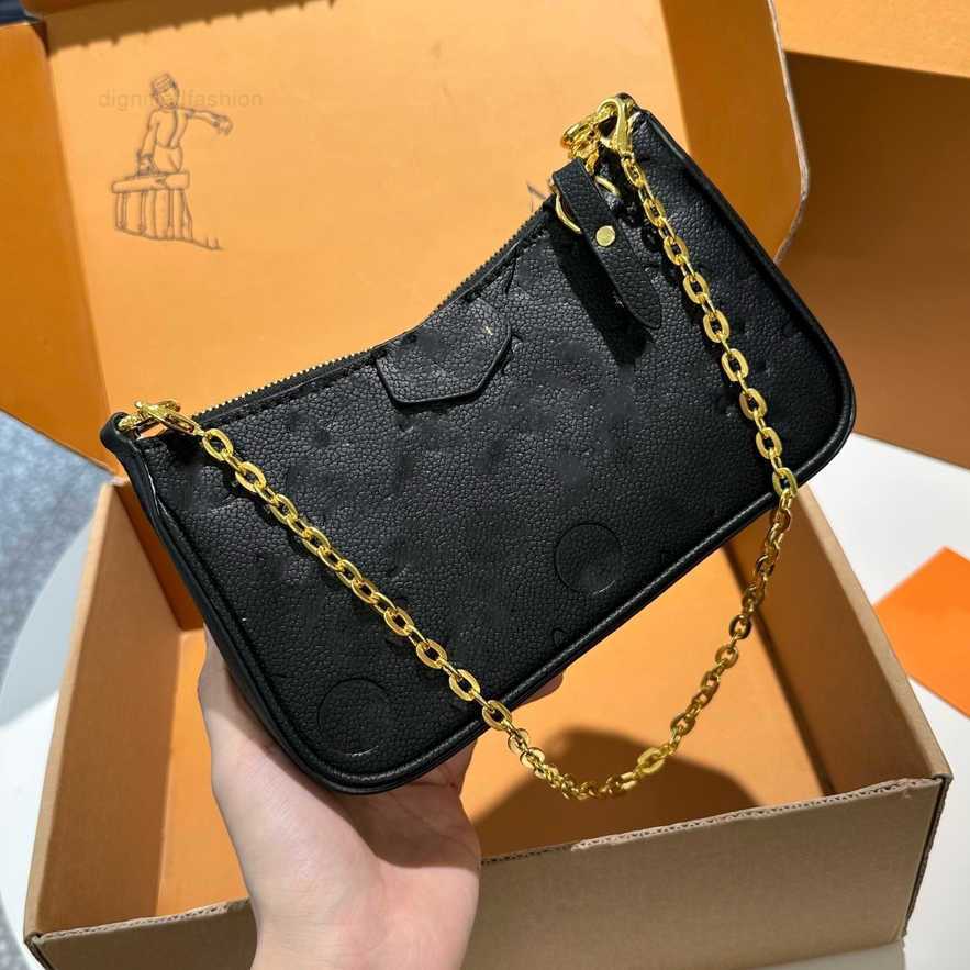 Designer Bag Women Crossbody Shoulder Bags Chain Wallet Lady Easy Pouch On Strap Purse Letters Embossed Flower Stripes Luxury Brand Handbags M81066 M80349 11