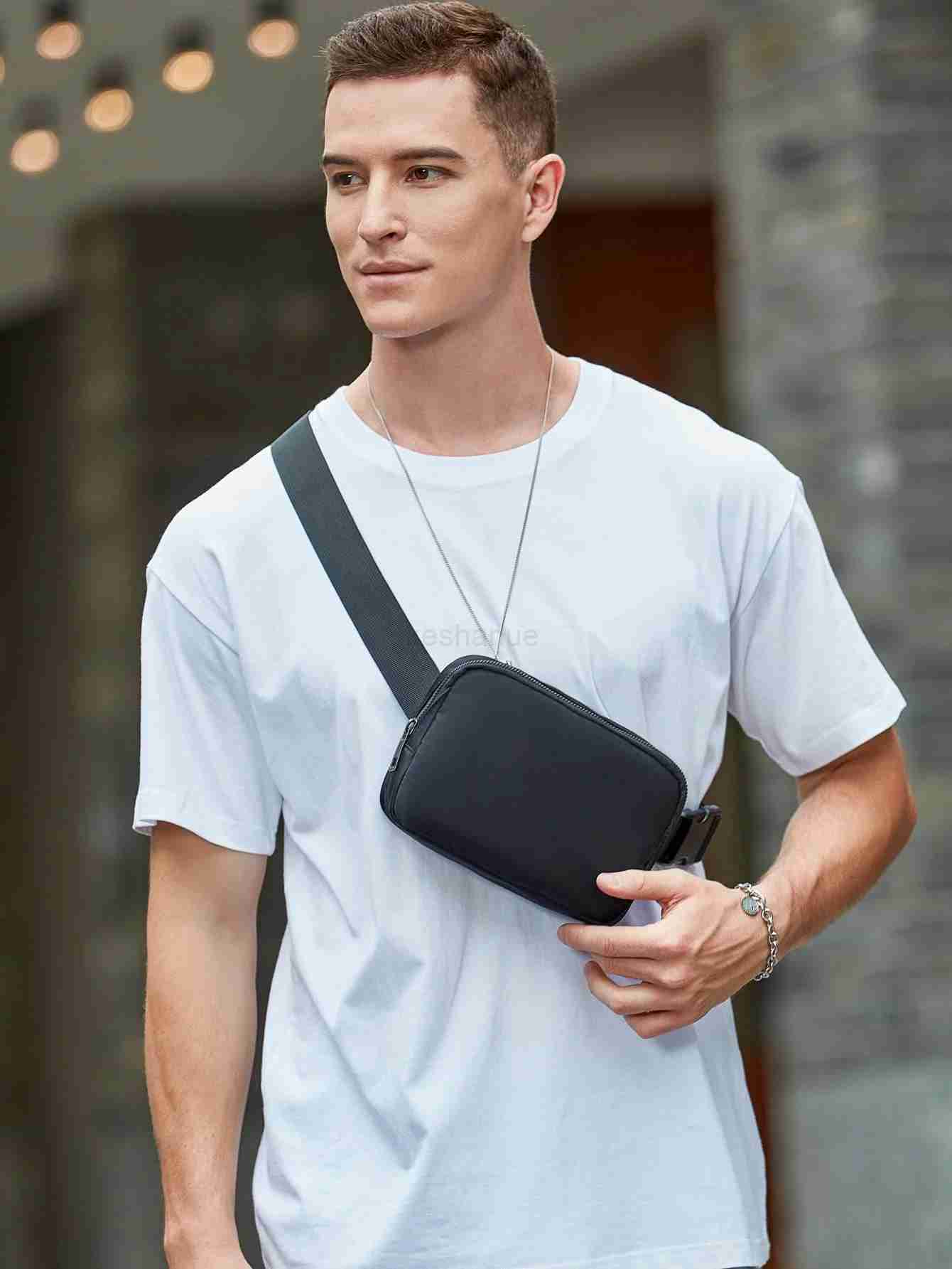 Small Fanny Pack Fashionable Lightweight Portable Waterproof Multi-Functional Messenger Waist Bag For Outdoor Travel SportsXJ240720