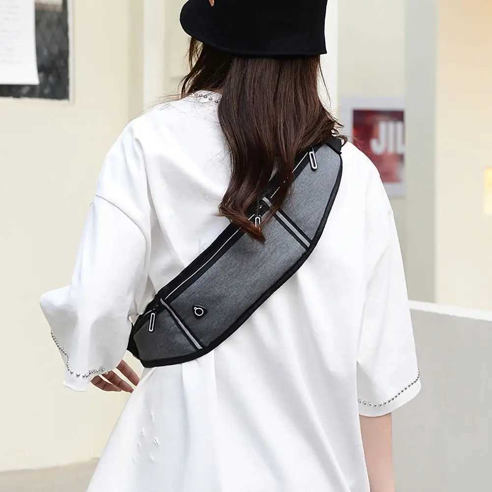 Running Belt Running Waist Bag Wear-resistant with Reflective Tape Fanny Pack Nylon Phone Sport Belt Marathon Jogging BagXJ240720