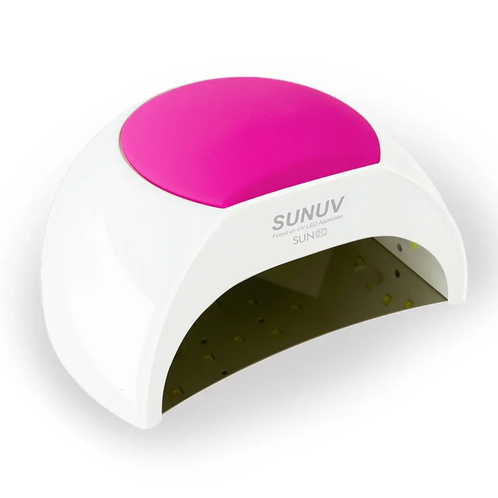 48W Nail Lamp UV Lamp SUN2 Nail Dryer for UVLED Gel Nail Dryer Infrared Sensor with Rose Silicone Pad Salon Use 240719