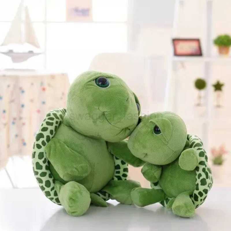 New Arrived Cartoon Big Eyes Green Turtle Plush Toy Tortoise Wedding Dolls Child Gift Cushion Birthday Pillow Big SizeB270720