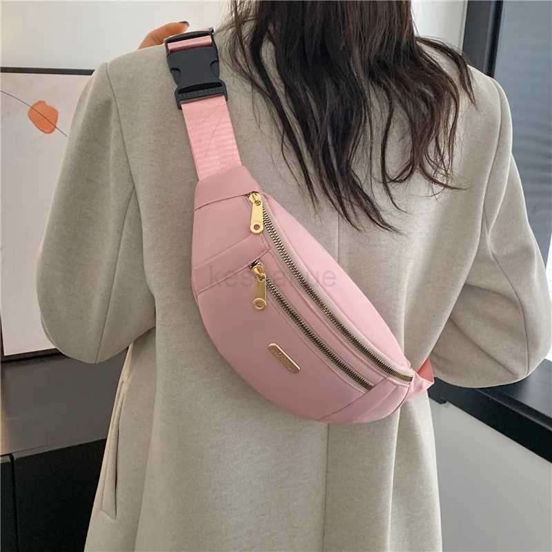 Waist Bag Women Men Waterproof Pocket Fashion Casual Chest Handbag Unisex Sports Travel Purse Plaid Waist Pack Belly Bags CaseXJ240720