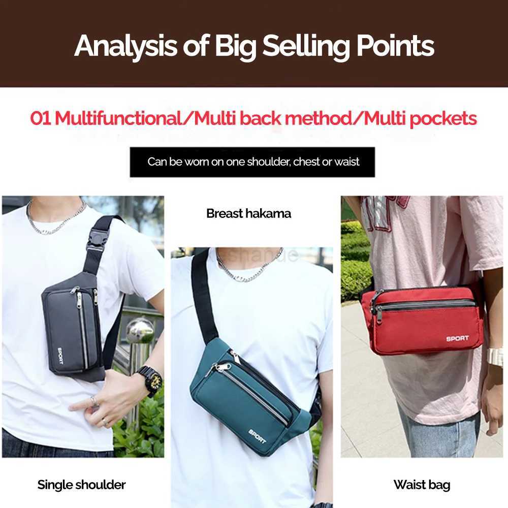 Spring Mobile Waistband Bag for Mens Multi Functional Large Capacity Waistband Bag Waterproof and Wear Resistant Work WalletXJ240720