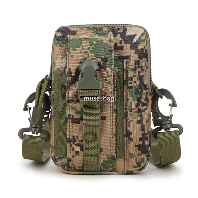 New tactical waist bag outdoor sports running bag wearing belt men's and women's hanging bag mobile phone mini waist bag
