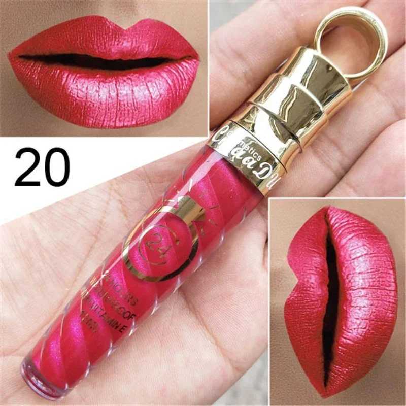 New!!Make Up Lips Matte Liquid Lipstick Waterproof Long Lasting Sexy Pigment Nude Glitter Style Lip Gloss Beauty Red Lip TintXJ241205