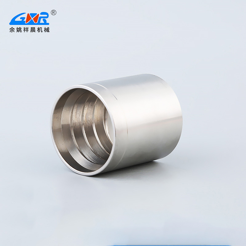Manufacturer supplies stainless steel sleeve, standard buckle type hose joint sleeve, high-pressure oil pipe joint, iron sleeve