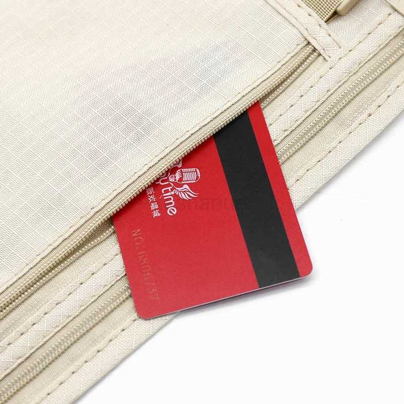 Unisex Invisible Travel Waist Pouch for Passport Money Belt Bag Hidden Security Wallet Anti-theft Money Hidden Waist BagSXJ240720