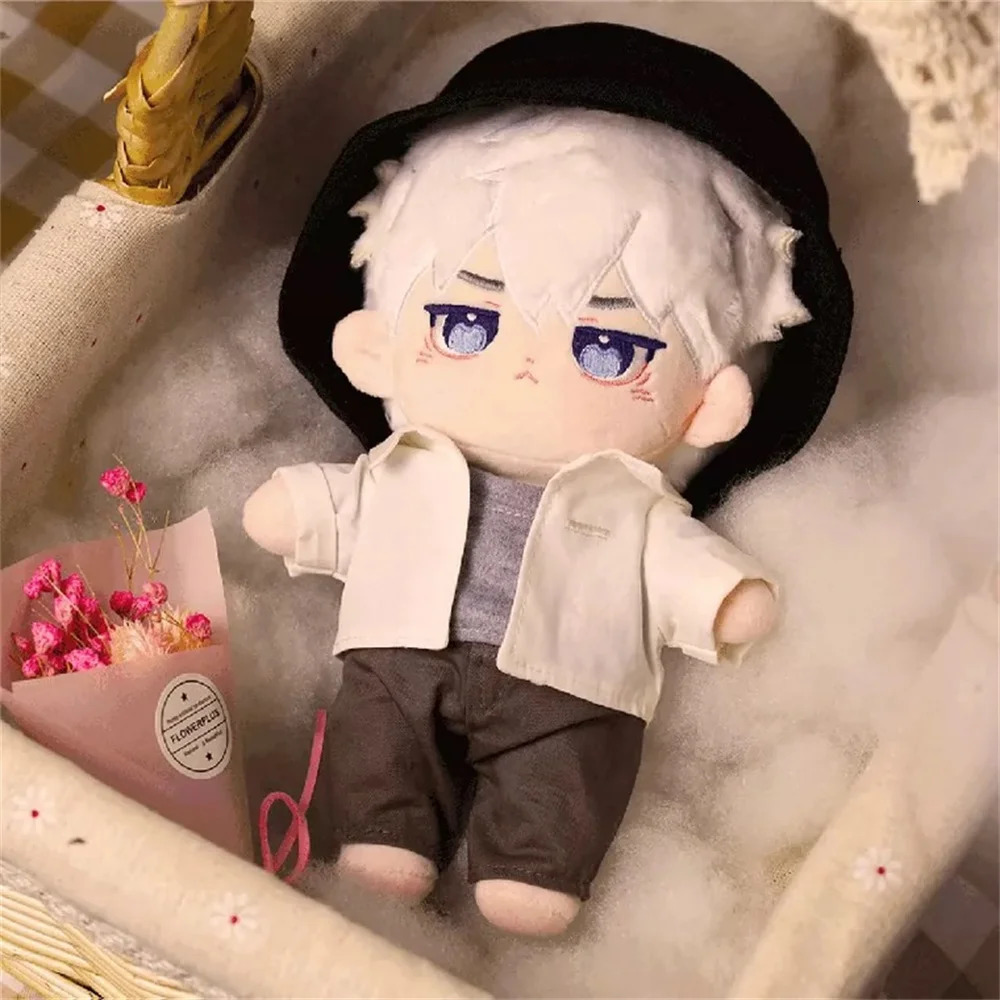 Link Click Shiguang Daili Ren Cheng Xiaoshi Lu Guang BL Plush 20cm Doll Body Clothes Outfit Toy Cosplay Fan TGCF Gift Cute C 240715