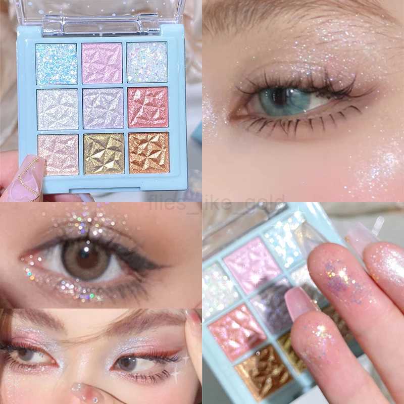 9-Colors Eye Shadow Palette Snowflake Pearlescent Matte Delicate Eye Makeup Color Shimmer Eye Shadow Sexy Girl Gifts Cosmetics zxx240720