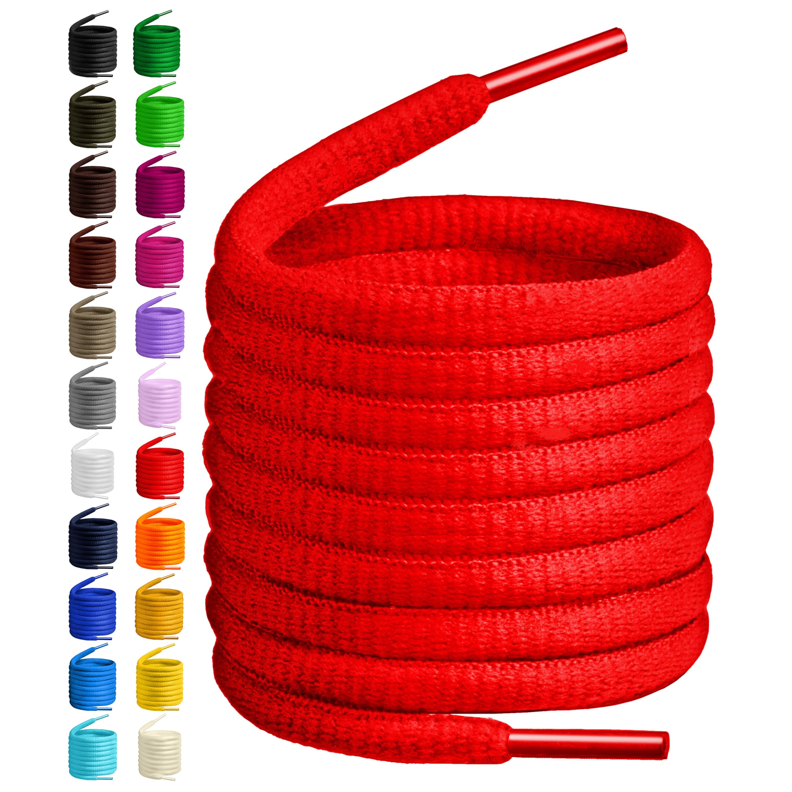 Flat laces for sneakersSneaker laces for sneaker boots, various lengths and colors