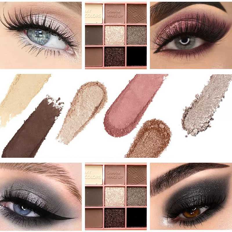 9 Colors Korean Eye Shadow Palette Girlcult Female Makeup Rare Beauty Eye Make-up Pallet Glitter Mini Travel Size Eyeshadow zxx240720