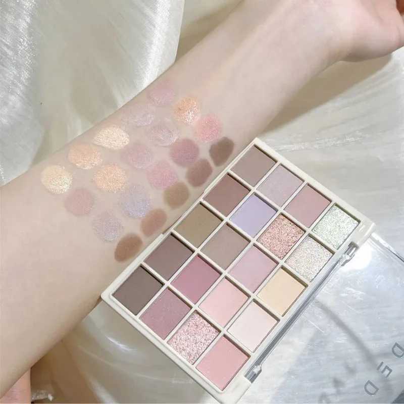 20Colors Lavender Eyeshadow Palette Gradient Low Saturation Matte Pearlescent Eye Pigments Contour Shadow Plate Shiny Eye Shadow zxx240720