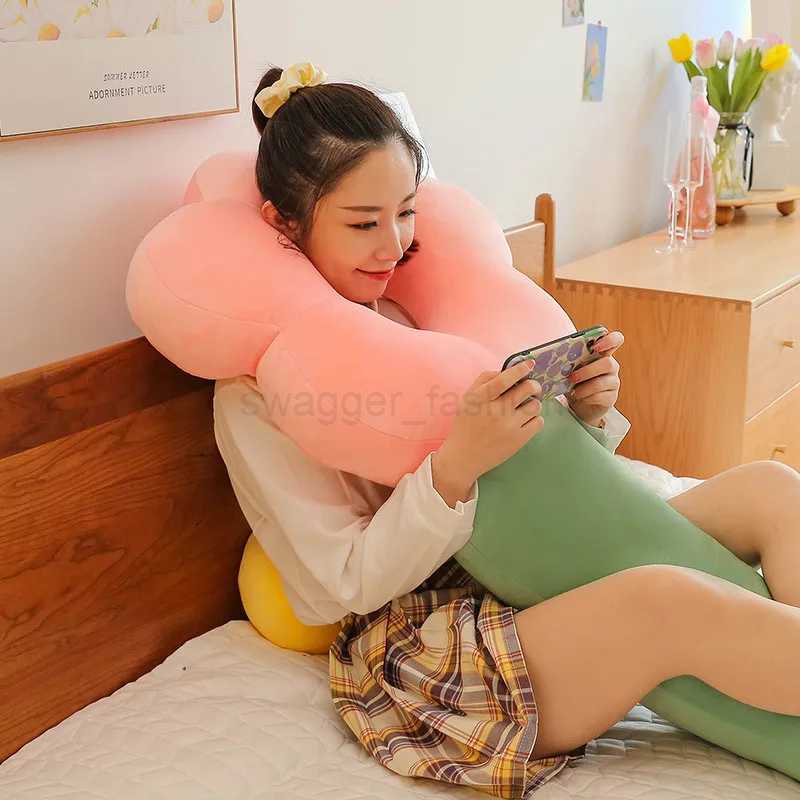 Giant Flower Plush Toy Pillow Creative Large Plush Doll Soft Flower Decorative Stuffed Throw Pillow Sleeping Back Cushion GiftsB270720