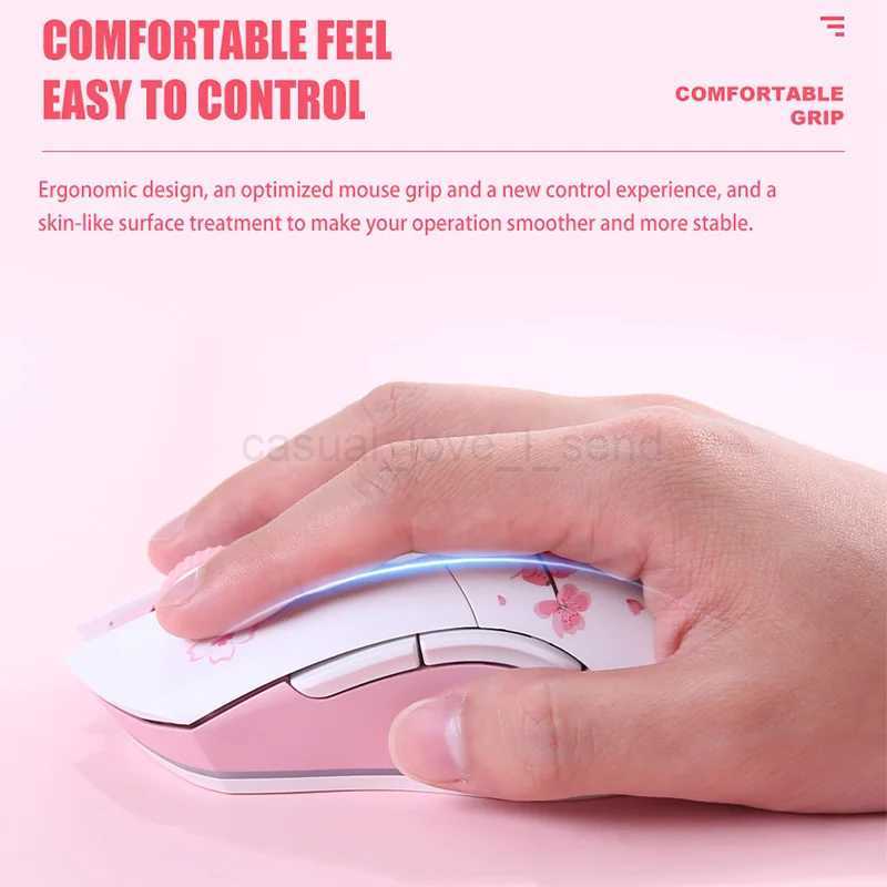 DAREU Dual Modes Gamer Mouse RGB 2.4G Wireless Wired Gaming Mice Built-in 930mAh Recharging Battery with Macro Set for PC LaptopCL240720