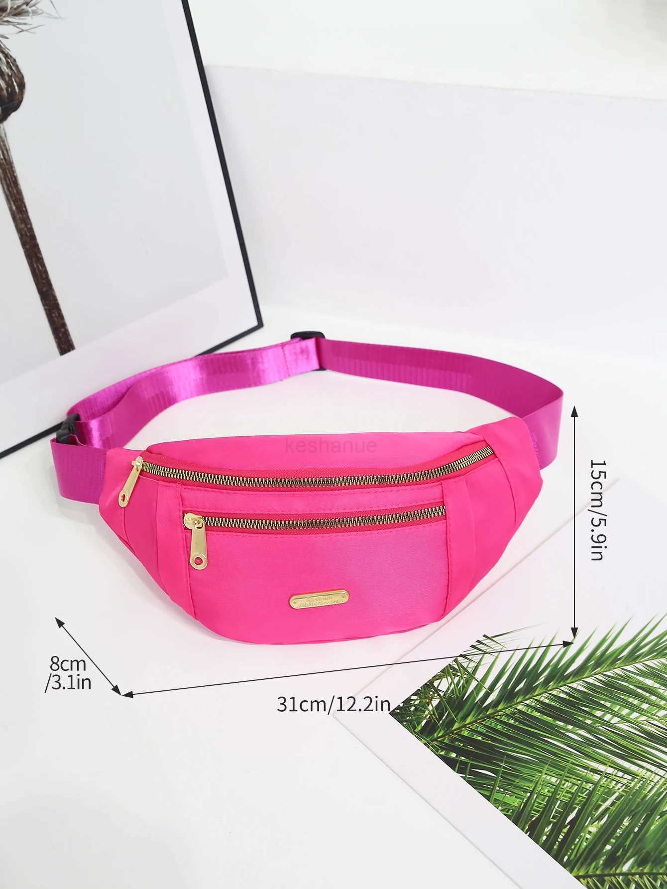 Fanny Packs Small Crossbody Sling Bag for Women Adjustable Strap Fashion Chest Belt Bum Bag Sports Workout Traveling Waist BagXJ240720