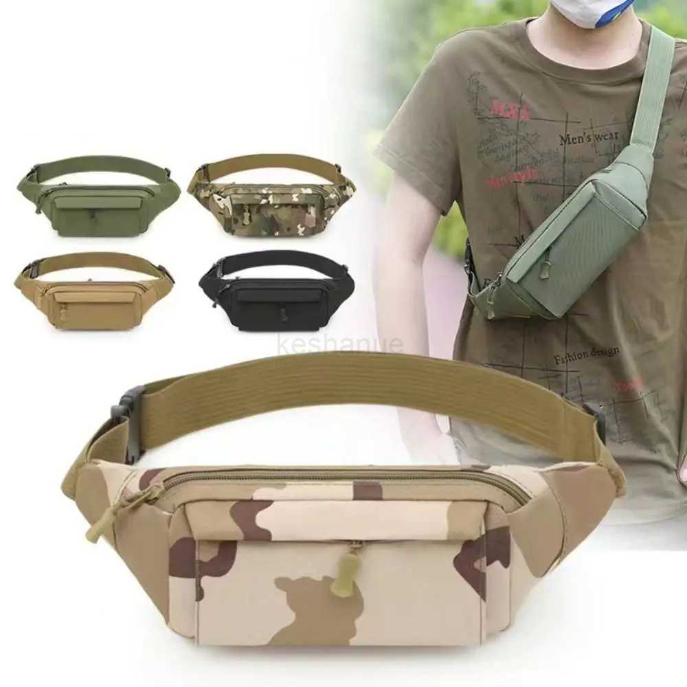 Mens Waist Bag Pouch Shoulder Belt Bags Hip Sack Oxford Cloth Belly Waterproof Male Banana Fanny Pack Phone BagXJ240720