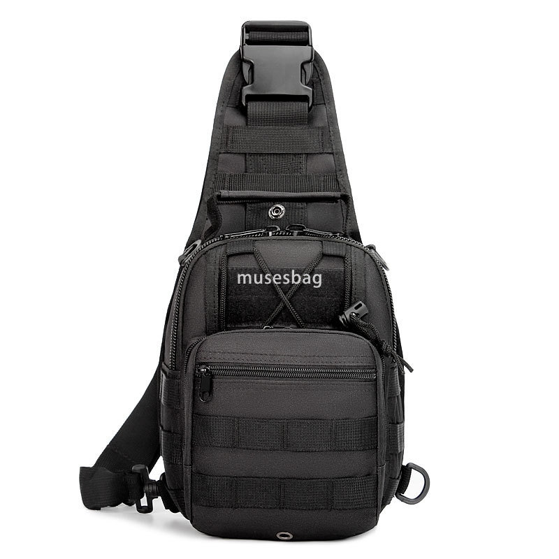 New men's chest bag Oxford bag crossbody bag men's bag shoulder bag Korean version small backpack casual waist