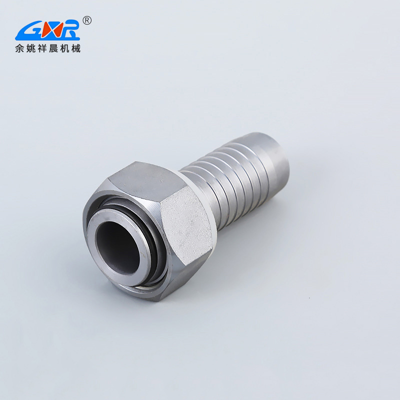 Metric internal thread direct joint stainless steel hose joint welded straight through stainless steel joint