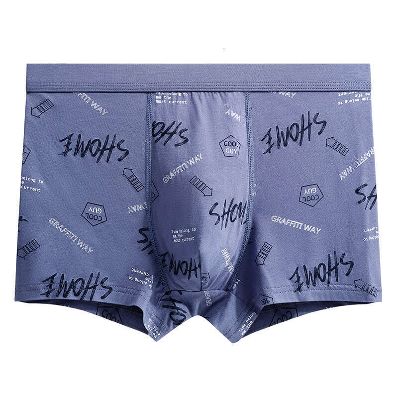 New Printed Flat Men's 3D Four Corner Underwear Mens Boxers Boxers for Men Boxeur Men Boxers Underwear Men Men Underwear Designer Designer Underw