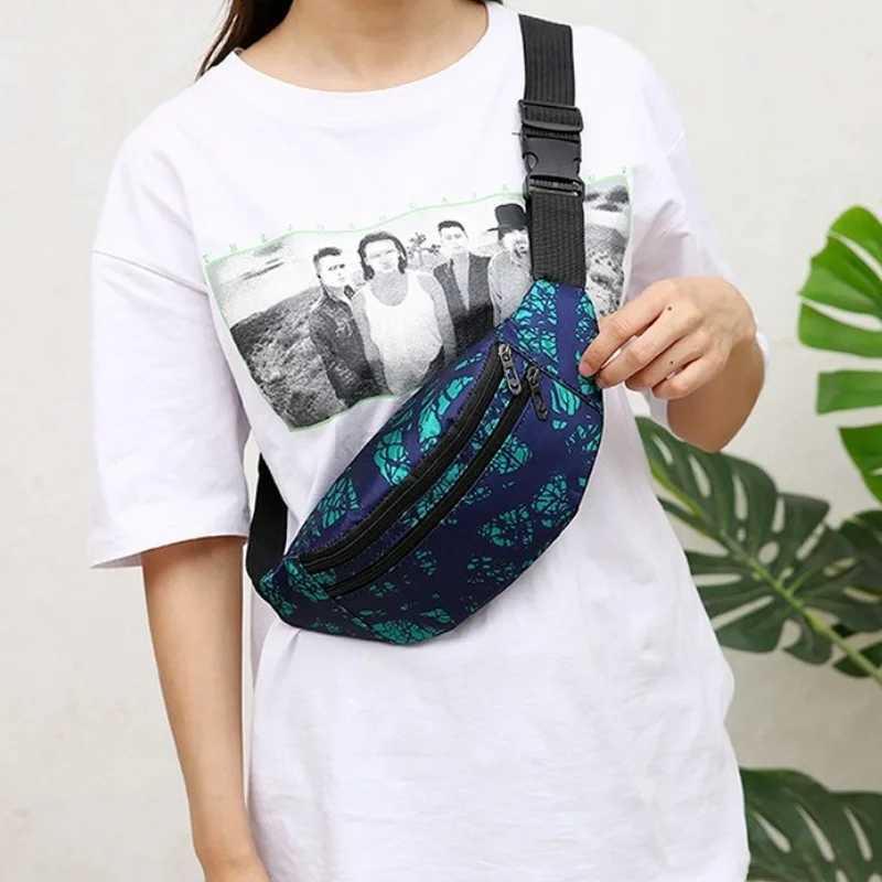 New Women Holographic Waist Bag Sport Run Fanny Pack Men Crossbody Bag Fashion Chest Bag Phone Purse Multifunction Belt Bag BumXJ240720