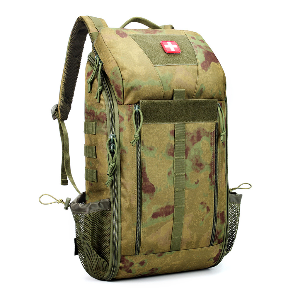 New Oxford Cloth Tactical Outdoor Medical Backpack Large Capacity Camping Mountaineering Backpack First Aid Bag Multi functional Storage Bag