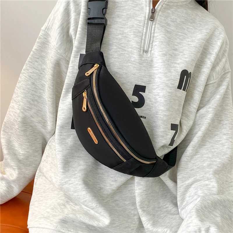 Waist Bag Women Men Waterproof Pocket Fashion Casual Chest Handbag Unisex Sports Travel Purse Plaid Waist Pack Belly Bags CaseXJ240720