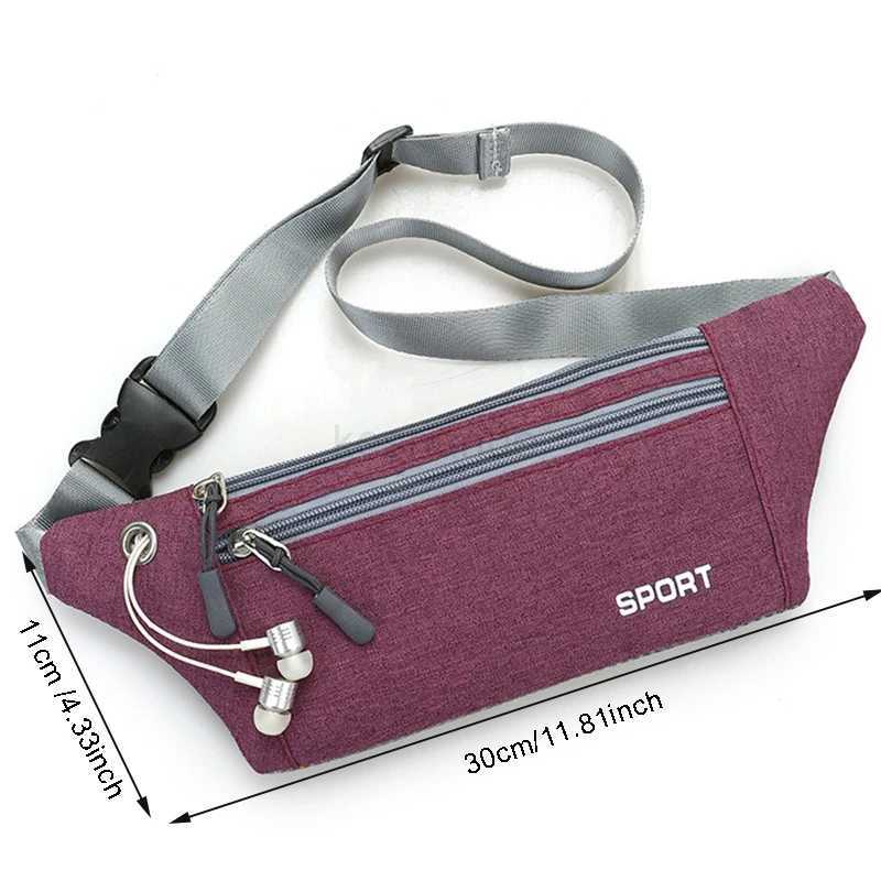 Fashion Waterproof Canvas Women Phone Bag Waist BagsXJ240720