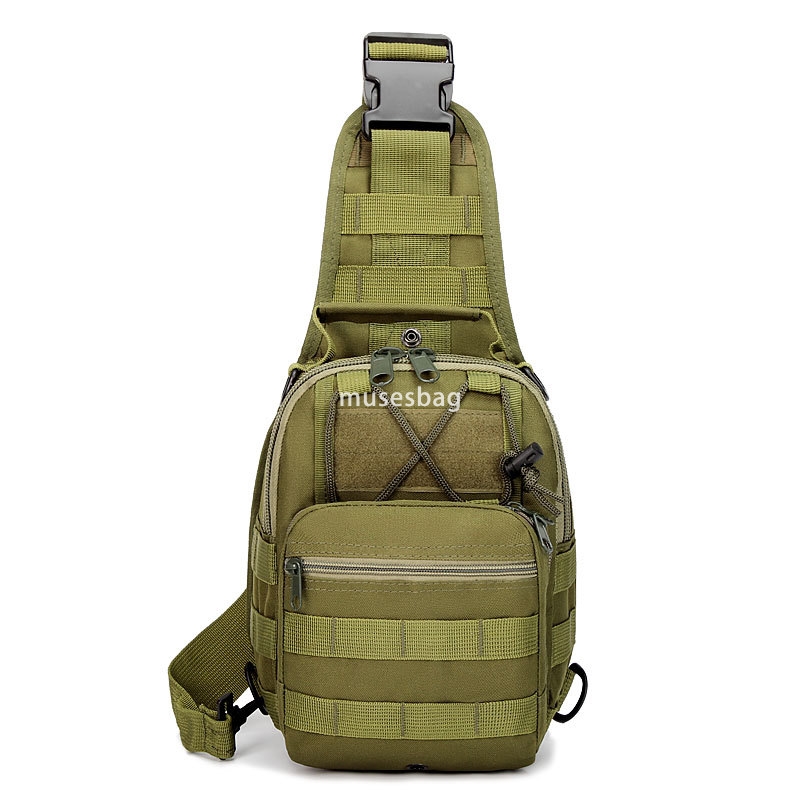 New men's chest bag Oxford bag crossbody bag men's bag shoulder bag Korean version small backpack casual waist